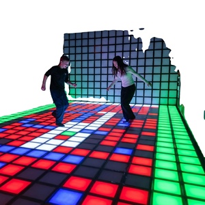 Jeu de sol interactif à LED - Jeux actifs multijoueurs pour enfants et adultes, système de grille de danse et de saut - Product Image 3