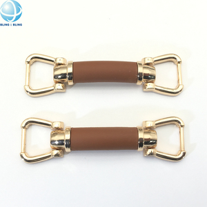 Hebilla de 72 mm con diseño de mordaza de caballo en negro, blanco, marrón y dorado, hebilla de doble anillo en <span class=keywords><strong>D</strong></span> para bolsos, accesorios para zapatos tipo mocasín - Product Image 5