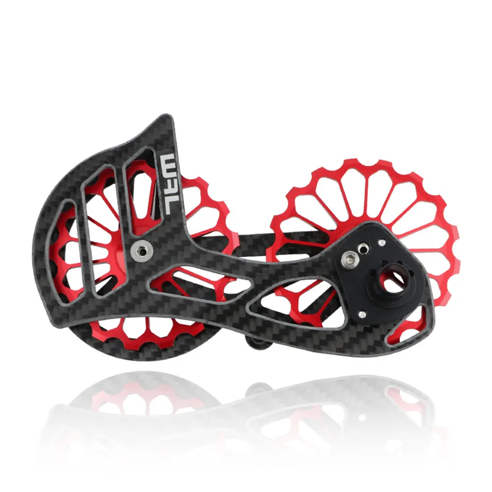 Bicycle Carbon Fiber Ceramic Rear Derailleur 17T Guide Wheel For SHIMANO 5800 6000 7000 8000 9000 SRAM Red Rival Force eTap