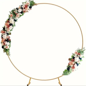 Support de ballons circulaire durable doré 2M pour décoration de fête adulte - Product Image 1