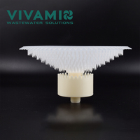 Diffuseur d'air à microbulles en membrane EPDM pour le traitement des eaux usées industrielles, réservoir d'aération, transfert d'oxygène