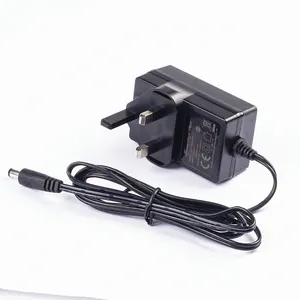 Adaptor AC DC beberapa steker, catu daya 24W 5V3A 5V4A 9V2.5A 12V1.5A 12V2A 15v1.6A 19V1.26A 24V 1A