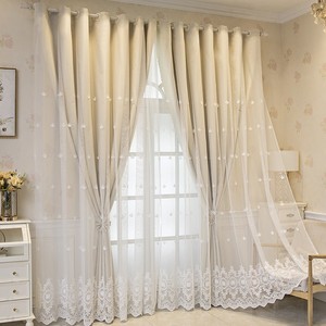 2024 Bán Buôn Giá Rẻ Đẹp Tùy Chỉnh Kích Thước Nặng Rèm Cho Cô Gái Phòng Ngủ Và Đám Cưới Lãng Mạn Rèm Cửa Vải - Product Image 4
