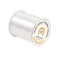 Fil de pêche et de couture en nylon 100% teint, haute ténacité, résistant à l'abrasion, durable, 0,35 mm, 250 m de longueur, prix de gros