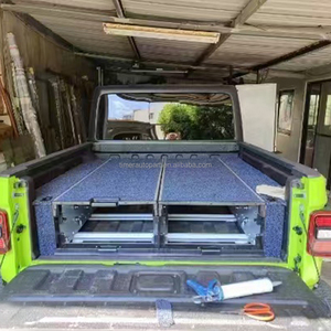 Jee P Đấu sĩ kích thước đầy đủ ngăn kéo Hệ thống 4x4 offroad nhiệm vụ nặng nề có thể khóa đôi hàng hóa lưu trữ hộp công cụ ngăn kéo với tủ lạnh thanh trượt - Product Image 4