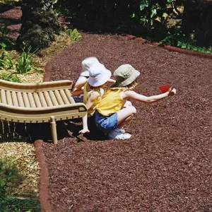 Colored playgrounds rubber mulch for Children Playground Outdoor Safe floor