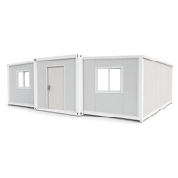 Module de bureau ADU de luxe moderne de 20 pieds, maison conteneur préfabriquée, studio modulaire de jardin insonorisé, suite de salon de jardin