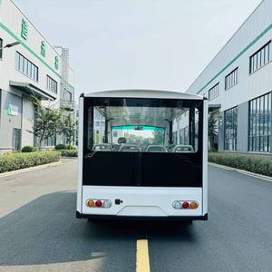 Parque de atracciones, autobús <span class=keywords><strong>lanzadera</strong></span> eléctrico de 23 plazas, parque de atracciones, mini autobús turístico con puerta - Product Image 6