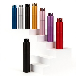 Atomizador <span class=keywords><strong>de</strong></span> Perfume <span class=keywords><strong>de</strong></span> Aluminio Anodizado Mate <span class=keywords><strong>de</strong></span> 10ml sin Tapa, Recargable, Tamaño <span class=keywords><strong>de</strong></span> <span class=keywords><strong>Bolsillo</strong></span>, con Logotipo Personalizado, Venta al Por Mayor - Product Image 1