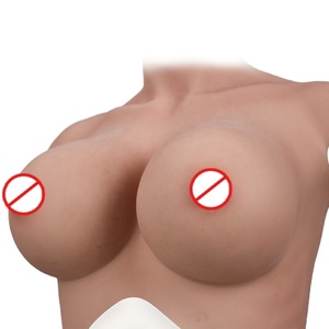 Shapewear B/C/D/E/<span class=keywords><strong>F</strong></span>/G/H Cup Drag Queen Crossdresser Cosplay Forme de poitrine réaliste en silicone faux <span class=keywords><strong>seins</strong></span> énormes faux <span class=keywords><strong>seins</strong></span> - Product Image 2