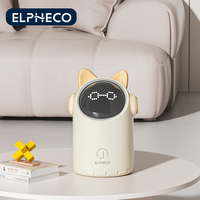 ELPHECO Mini Poubelle Intelligente à Capteur de Bureau, Design Mignon, à Induction, pour Table de Maquillage, Gain de Place