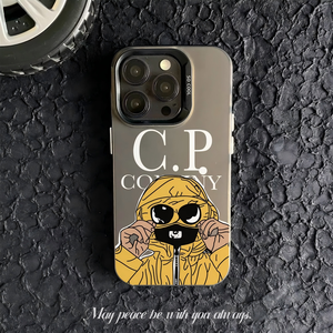 Custodia per telefono di design Trendy Pink Hat Man per <span class=keywords><strong>iPhone</strong></span> XR <span class=keywords><strong>XS</strong></span> 11 12 13 14 Mini 15 16 17 Pro Max in materiale PC, custodia CP Company - Product Image 6