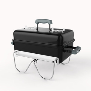REDFOX-Gril de Camping Portable pour Usage Domestique, Poêle à Charbon Électrique en Acier Inoxydable - Product Image 1