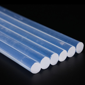 Nhà Máy Trực Tiếp 100% Trong Suốt Rõ Ràng Nóng Chảy Keo Gậy Silicone Thanh Keo Cho Thủ Công Và DIY - Product Image 1