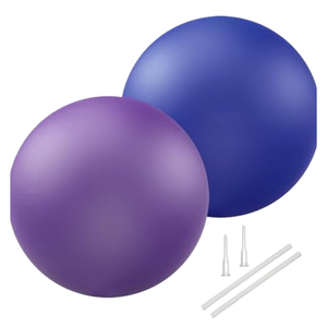 Dos Pelotas de <span class=keywords><strong>Pilates</strong></span>, Ideales para Ejercicios de Fisioterapia, Yoga, Ejercicios de Core, Equipo de Entrenamiento de Barra de Goma para Mujeres, Hombres, Niños y Bebés - Product Image 1