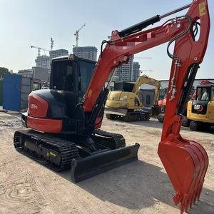 รถขุดขนาดเล็กมือสอง 5.5 ตัน รองรับการปรับแต่ง ใช้เครื่องยนต์ Kubuta รถขุดขนาดเล็กมือสอง 5 ตัน 6 ตัน ระบบไฮดรอลิก รถขุดมือสอง - Product Image 4