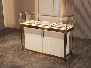 Vitrine à bijoux en verre de luxe avec éclairage LED et système de verrouillage pour l'affichage de bijoux en magasin - Product Image 4