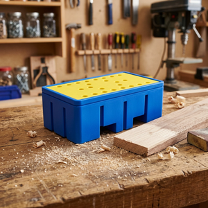 Industrial Plastic Pallet <b>Racking</b> Pallet Yellow Blue Warehouse <b>Storage</b> Handling Crate - Product Image 4