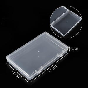 กล่องใส่เครื่องประดับทรงสี่เหลี่ยมโปร่งใส 7 แถว 28 ช่องสำหรับใส่หน้ากาก อุปกรณ์ตกปลา ตะขอเบ็ด กล่องเก็บเครื่องเขียน - Product Image 2