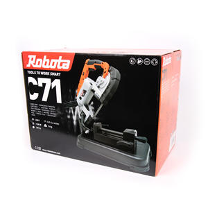 Robot-sierra de banda portátil C71, 1100W, con soporte de Banco de corte de Metal - Product Image 6