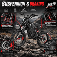 Moto électrique tout-terrain M5 26 Nm de couple maximal, 48 V 2500 W de puissance de pointe, transmission directe