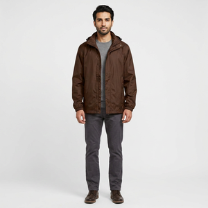 Water-Resistant Hiking <b>Jacket</b> for Men - Lightweight <b>Fleece</b>-<b>Lined</b> Softshell Windbreaker with Customized Logo - Product Image 1