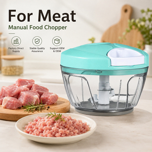 Hachoir manuel multifonctionnel en plastique pour ail, légumes, gingembre et viande - Product Image 1