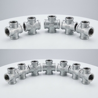 Raccords de tuyauterie polis en acier inoxydable forgé à basse pression, femelles NPT/BSPT, pour applications de gaz naturel et d'alimentation en eau