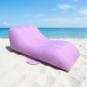 Sillón Inflable Plegable de Estilo Europeo Moderno, Sofá de Aire de Tela de PVC para Hotel, Sala de Estar, Parejas - Product Image 4