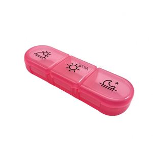 Pastillero Semanal Portátil de 7 Días, Duradero, de PP, con 21 Compartimentos y Tapas de Cierre Seguro para Medicamentos Diarios - Product Image 4