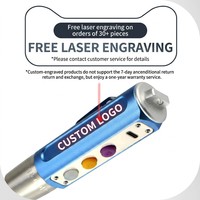 Linternas de Alta Calidad Tipo-C USB de Aleación de Aluminio con LED de 3 Lúmenes para Gemas, Piedras Preciosas y Joyería, con Resistencia al Agua IP66 y 50000 Horas de Duración