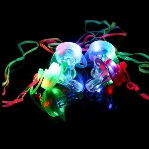 Chupete con luz LED al por mayor, <span class=keywords><strong>silbato</strong></span> de plástico para el regreso a la escuela, graduación, Diwali, Día DE LA Madre, Acción de Gracias, fiestas del Día del Padre - Product Image 1