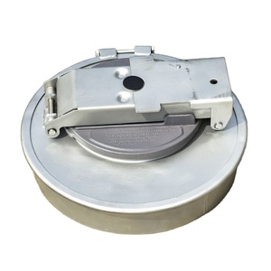 공장 다이렉트 탱크 트럭 DN460 클램프 맨홀 커버, 문의에 오신 것을 환영합니다 - Product Image 1