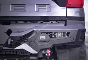 Parachoques Trasero de Acero de Alta Calidad <span class=keywords><strong>Armando</strong></span> para <span class=keywords><strong>D</strong></span>-Max 2021-2024 con Luz LED, Instalación con Pernos, Ajuste Universal - Product Image 3