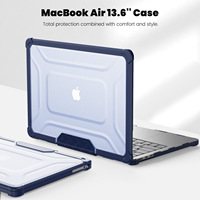 Coque de protection pour Mac Book Air 13.6 2022/2024/2025 (M2 A2681/M3 A3113/M4 A3240), support de dissipation thermique pour ordinateur portable