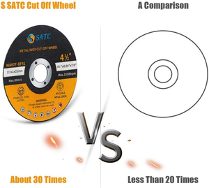 24 घंटे मुक्त शिपिंग में स्थानीय स्टॉक जहाजों को 4-1/<span class=keywords><strong>2</strong></span> "धातु और स्टेनलेस स्टील 115x1x22 मिमी काटने डिस्क - Product Image 5