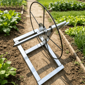 <span class=keywords><strong>Enrouleur</strong></span> manuel agricole en acier zingué <span class=keywords><strong>avec</strong></span> manivelle, pour tuyau d'irrigation et bande goutte-à-goutte, idéal pour serres et terres agricoles - Product Image 5