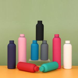 304 Stainless Steel Vacuum <b>Insulated</b> <b>Cup</b> Rubber Finish 6-12 Hours Cold Resistant Modern Minimalist Outdoor Sports Portable - Product Image 2