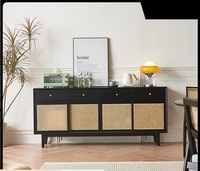 Meuble de rangement OEM pour salon, buffet avec tiroirs, armoires à portes, meubles de sol, étagères de rangement pour cuisine