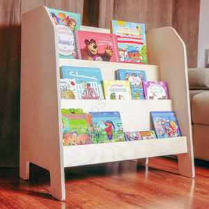 LM muebles para niños estantería Montessori estantería de madera para almacenamiento de libros para niños dormitorio escuela elegante <span class=keywords><strong>Librero</strong></span> niños librería - Product Image 5