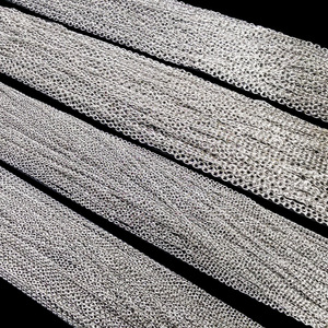Cadena de acero inoxidable de 1.5~8mm, cadena decorativa con borlas para bolsos, accesorios de ropa DIY - Product Image 2