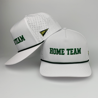 Gorra de Béisbol Impermeable Personalizada de 5 Paneles con Logotipo Bordado en 3D, Gorras Perforadas con Corte Láser, Gorras Deportivas de Alto Rendimiento para Golf