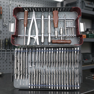 Kit d'instruments orthopédiques en acier, manuel, 56 pièces, pour l'extraction de vis cassées, extracteur de fixateur interne, usage hospitalier, certifié CE - Product Image 6