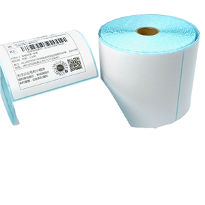 Etiquetas Adhesivas Térmicas de Papel Glassine Blancas/Amarillas/Azules, Resistentes al Agua, Ecológicas y Duraderas, 500 Unidades en Rollo - Product Image 3