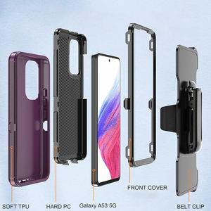 Funda de teléfono resistente, protección completa, soporte duro, para <span class=keywords><strong>Samsung</strong></span> <span class=keywords><strong>Galaxy</strong></span> A53 5G, novedad de <span class=keywords><strong>2023</strong></span> - Product Image 3