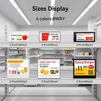 Etiqueta de Precio Electrónica Zhsunyco E-Paper Ultrafina con NFC, Etiqueta Electrónica para Estantes de 2.9 Pulgadas para Centros Comerciales y Tiendas
