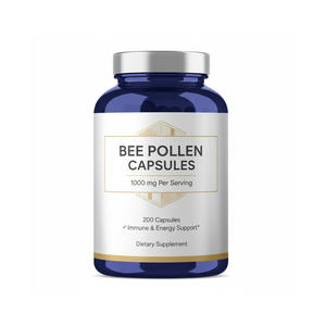 Capsules de <span class=keywords><strong>pollen</strong></span> <span class=keywords><strong>d</strong></span>'<span class=keywords><strong>abeille</strong></span> pour un soutien immunitaire et digestif naturel biologique, certifié GMP, sans OGM, sans gluten, capsule de <span class=keywords><strong>pollen</strong></span> <span class=keywords><strong>d</strong></span>'<span class=keywords><strong>abeille</strong></span> - Product Image 1