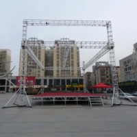 Soporte de Lámpara Decorativo Personalizable, Estructura de Techo, Soporte de Exhibición Portátil de Aluminio para Conciertos al Aire Libre