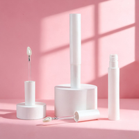 Emballage cosmétique vide personnalisé écologique PCR, tube en plastique PE souple de 10 ml, bouchon à vis, gloss à lèvres durable, bâton à lèvres JIEXIN