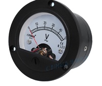 Pantalla de puntero de medidor de voltaje de CA, AC5V, 10V, 15V, AC20V, AC25V, AC30V, AC50V, AC100V, AC150V, AC200V, 65,5mm de diámetro